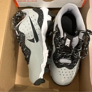 Nike Grey Toddler Alpha Huarache 4 Cleats NWT Size 12C